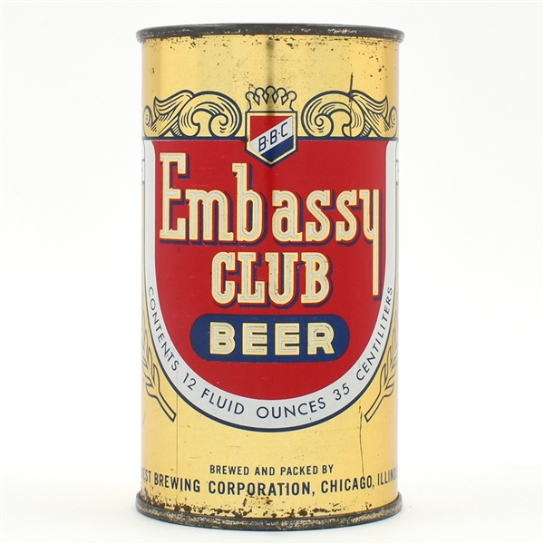 Embassy Club Beer Flat Top NON-IRTP 59-32