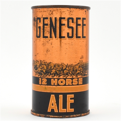 Genesee 12 Horse Ale Instructional Flat Top 3 PATENTS 68-17 USBCOI 324