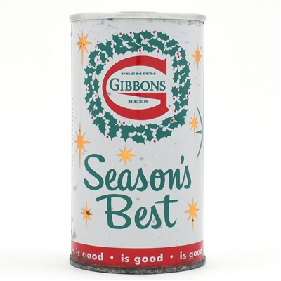 Gibbons Beer SEASONS BEST Early Ring Pull Tab 68-18