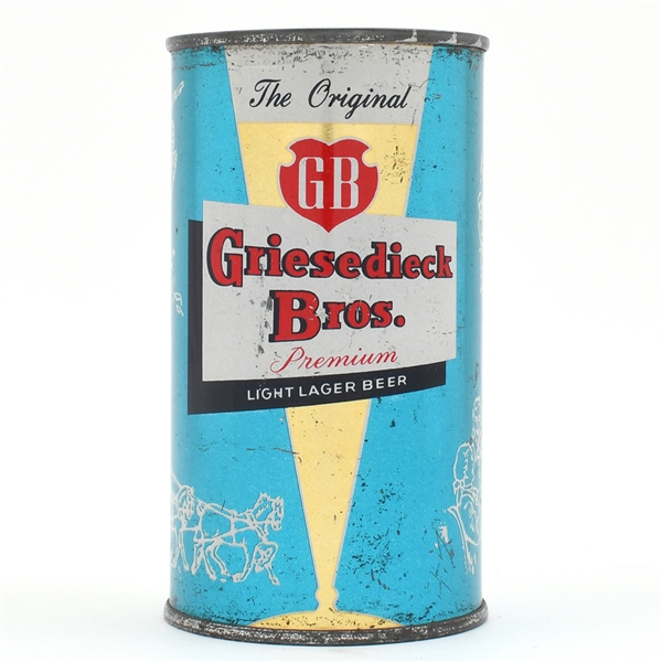Griesedieck Bros Beer Color Series Flat Top BLUE 76-15