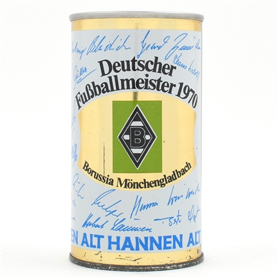 Hannen Alt Beer 1970 Football-Soccer Pull Tab