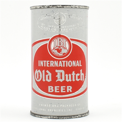 International Old Dutch Beer Flat Top METALLIC 85-31