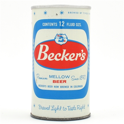Beckers Beer Early Ring Pull Tab 38-31