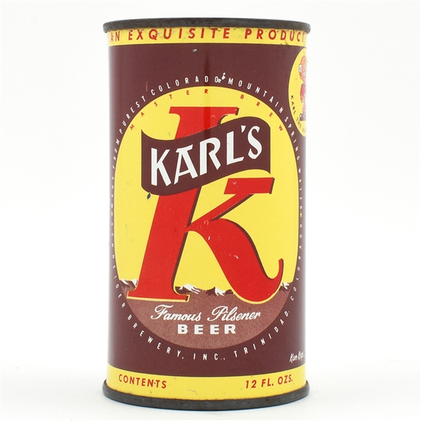 Karls Beer Flat Top DARK BROWN SCHNEIDER SCARCE 87-4