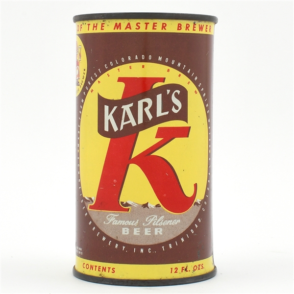 Karls Beer Flat Top LIGHT BROWN SCHNEIDER SCARCE 87-4