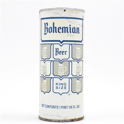 Bohemian Club Beer 16 Ounce Pull Tab RARE ORIGINAL 141-28