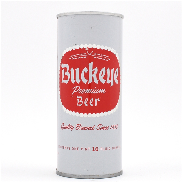 Buckeye Beer 16 Ounce Pull Tab ENAMEL 142-18