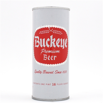 Buckeye Beer 16 Ounce Pull Tab ENAMEL 142-18