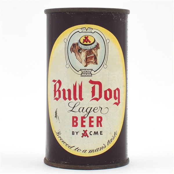 Bull Dog Beer Flat Top LOS ANGELES 45-16