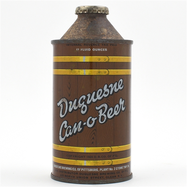 Duquesne Can-o-Beer Cone Top 159-27