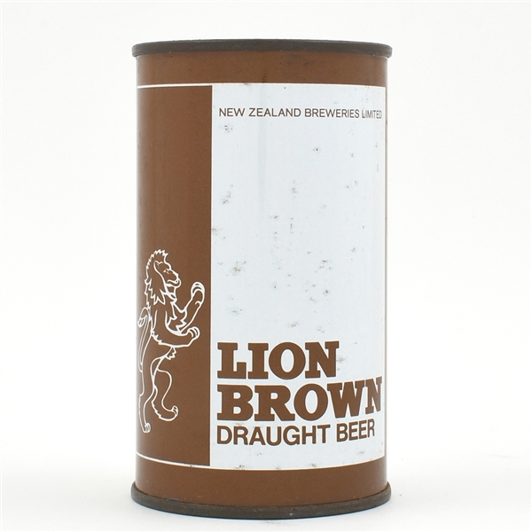 Lion Brown Draught Beer New Zealand Flat Top DUNEDIN TOUGH