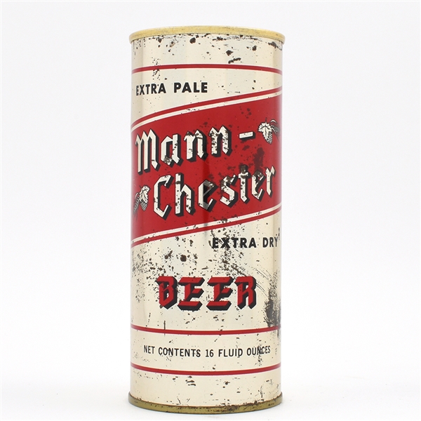 Mann-Chester Beer 16 Ounce Fan Tab Scarce PINT 156-9