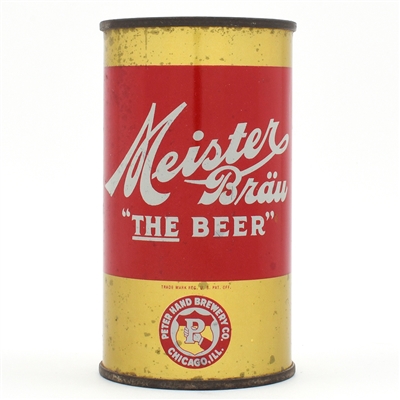 Meister Brau Beer Instructional Flat Top ENAMEL 95-5 USBCOI 526