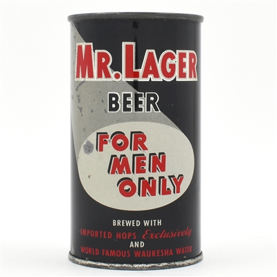 Mr. Lager Beer Flat Top Scarce CLEAN 100-28