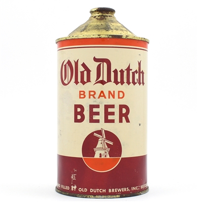 Old Dutch Beer Quart Cone Top Scarce CLEAN OLD DUTCH 215-18