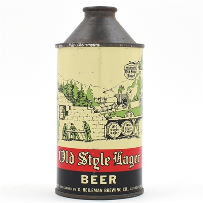 Old Style Beer Cone Top DNCMT 4 PERCENT 177-18