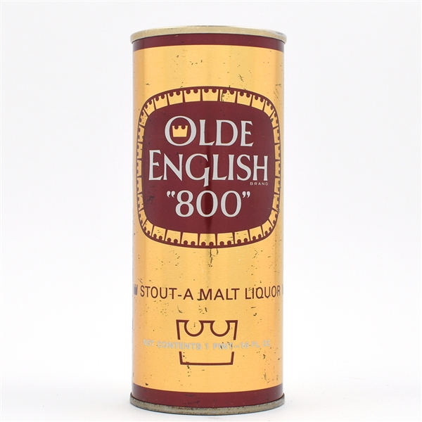 Olde English 800 Stout Malt Liquor 16 Ounce Pull Tab 160-8