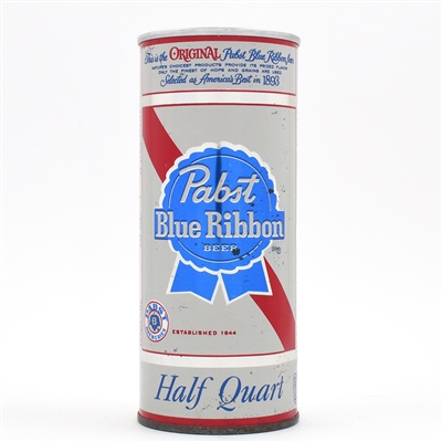 Pabst Blue Ribbon Beer 16 Ounce Aluminum Soft Top Flat Top NEWARK UNLISTED