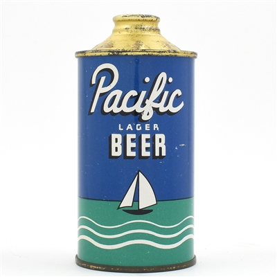 Pacific Beer Cone Top Scarce TERRIFIC 178-28