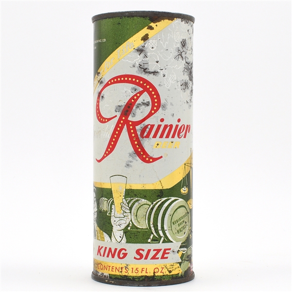 Rainier Jubilee 15 Ounce Flat Top SPECIAL CARE Green STILL FULL UNLISTED