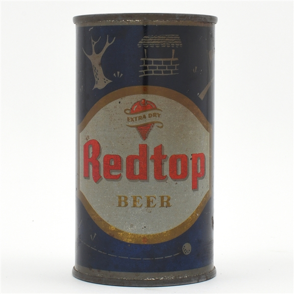 Redtop Beer Color Series Flat Top RED TOP GOLF BLUE SCARCE 120-6
