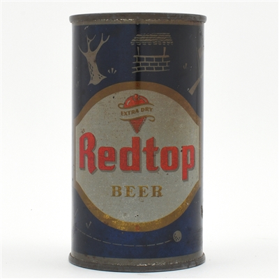 Redtop Beer Color Series Flat Top RED TOP GOLF BLUE SCARCE 120-6