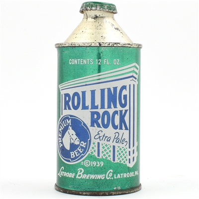 Rolling Rock Beer Cone Top CLEAN 182-8