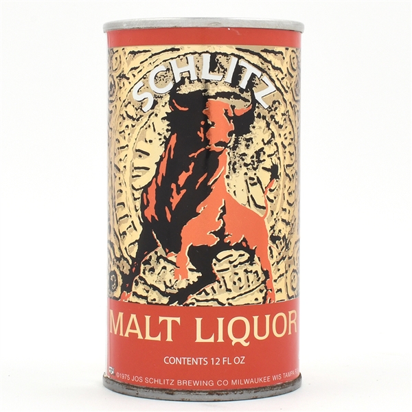 Schlitz Malt Liquor Foil Label Pull Tab UNLISTED BROWN