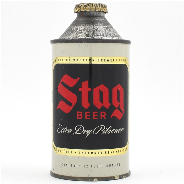 Stag Beer Cone Top 186-1
