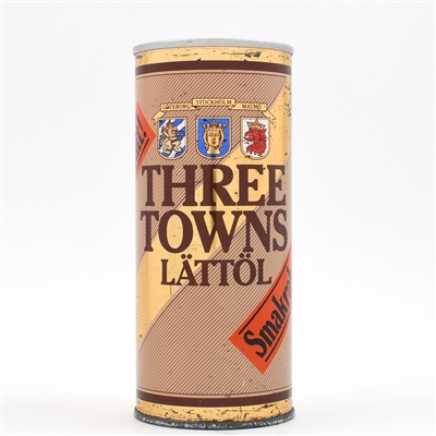 Three Towns Beer Swedish 16 Ounce Pull Tab VERY TOUGH