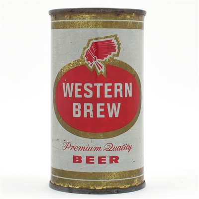 Western Brew Beer Flat Top RARE 145-6
