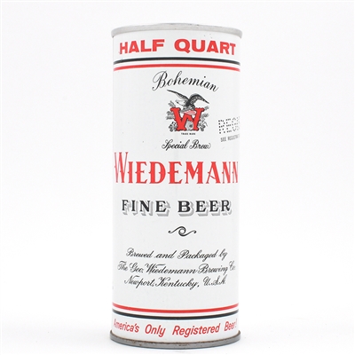 Wiedemann Beer 16 Ounce Pull Tab 169-8