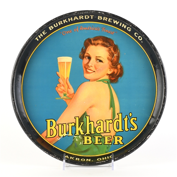 Burkhardts Beer 1930s Serving Tray
