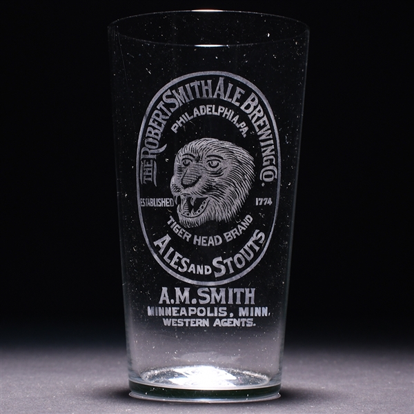 Robert Smith Ale Brewing Co Pre-Prohibition Etched Glass