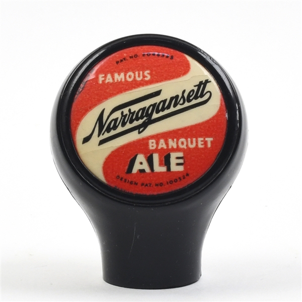 Narragansett Banquet Ale 1940s Ball Tap Knob