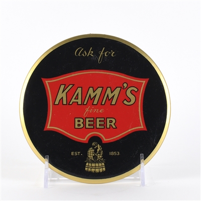Kamms Beer Small 1940s Button Sign