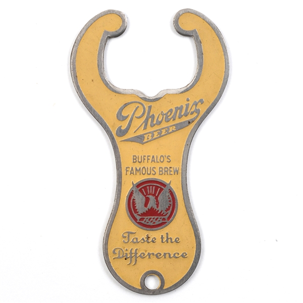 Phoenix Beer Pre-Prohibition Enameled Bottle Opener SHARP