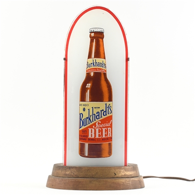 Burkhardts Beer 1940s Cathedral Lamp OUTSTANDING