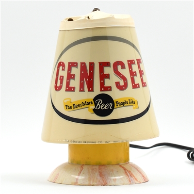 Genesee Beer 1950s Illuminated Motion Lamp
