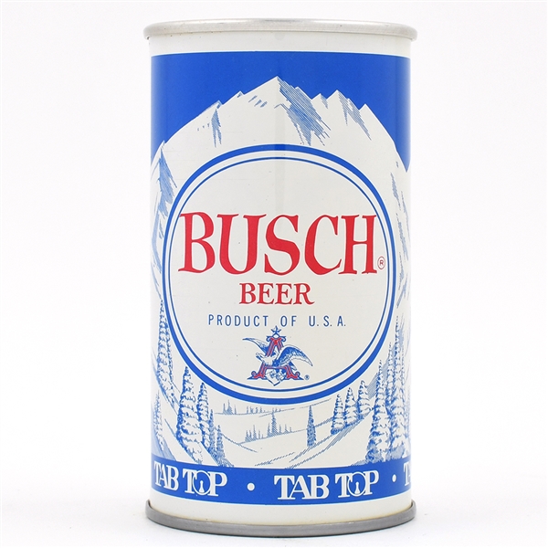 Busch Beer Test Zip Top RARE 229-12