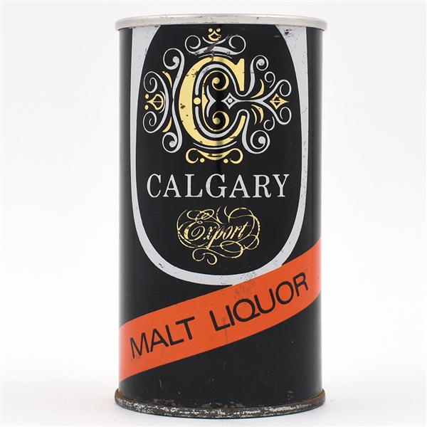 Calgary Malt Liquor Zip Top 53-25 SCARCE