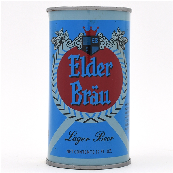 Elder Brau Beer Test Label Rolled as a Flat Top RARE USBCII 230-33