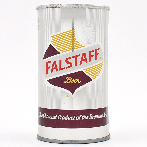 Falstaff Beer Test Zip Top 3-Piece Aluminum UNLISTED