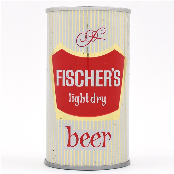 Fischers Beer Pull Tab SMALL LABEL QUEEN CITY 64-36 SCARCE