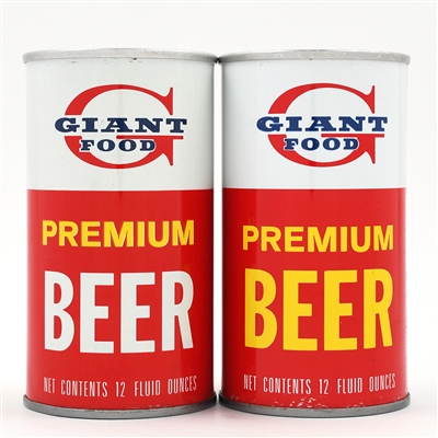 Giant Food Beer Pull Tabs Lot of 2 Different