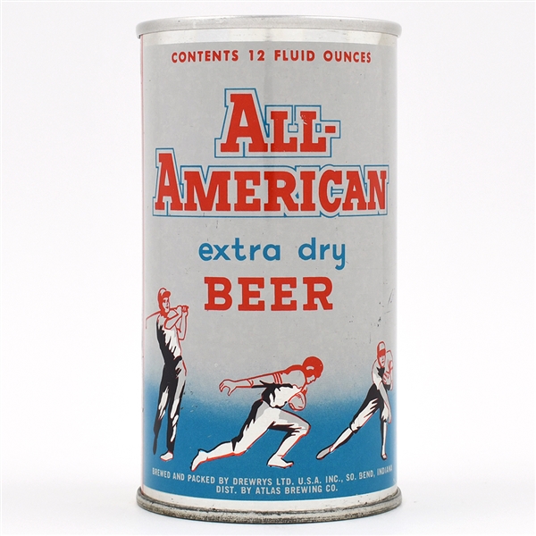 All-American Beer Fan Tab 32-23 RARE THIS CLEAN