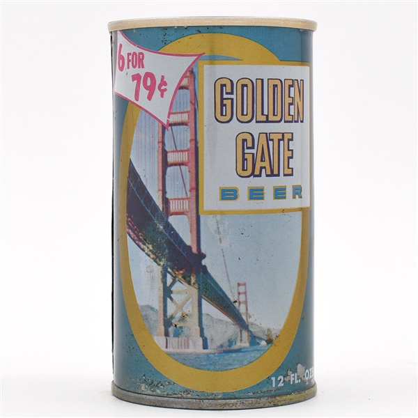 Golden Gate Beer Pull Tab 6 FOR 79 TOUGH CLEAN 70-14
