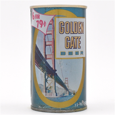 Golden Gate Beer Pull Tab 6 FOR 79 TOUGH CLEAN 70-14