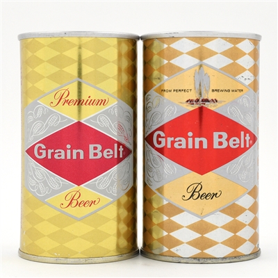 Grain Belt Zip Tops Lot of 2 Different