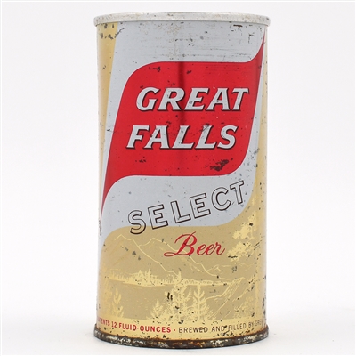 Great Falls Select Beer Zip Top 71-11 RARE